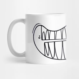 Hand-drawn mouth design Mug